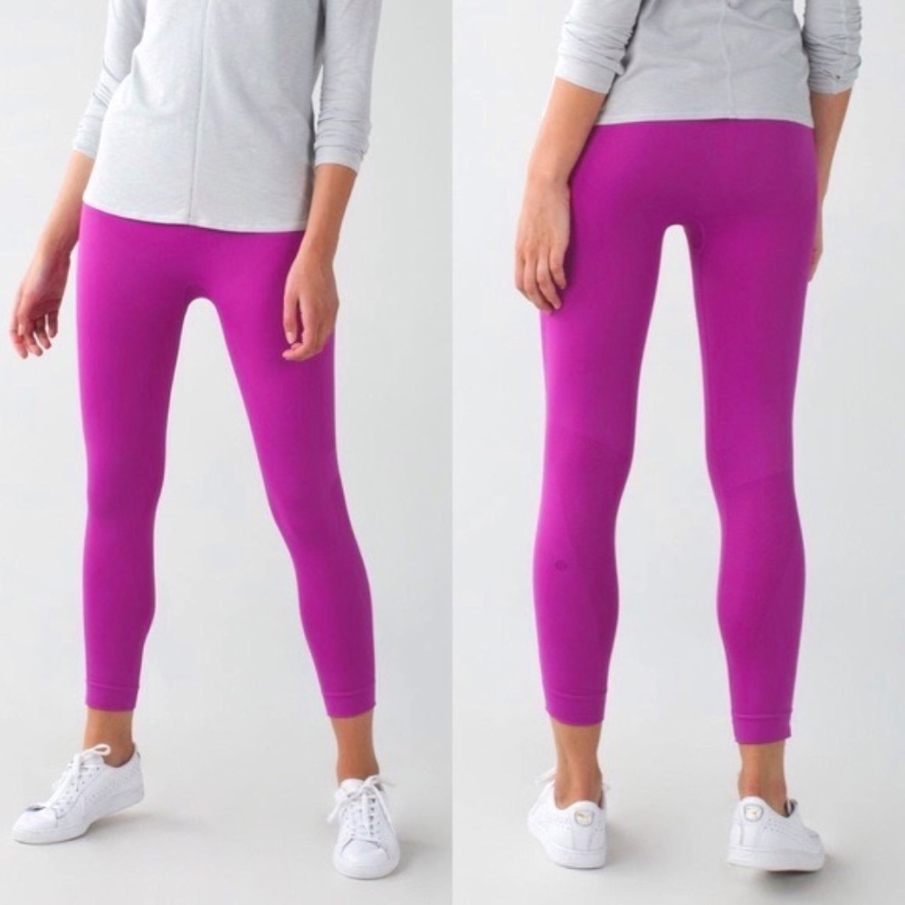 lululemon athletica Bright Magenta/Purple Leggings